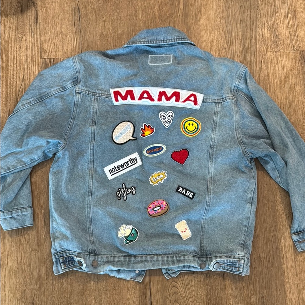 Revel Denim Jacket with Fun Patches